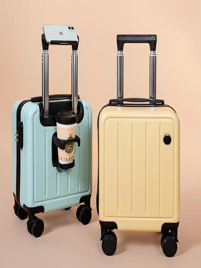 

Portable Carry-On Lage Small Size with 360°Wheels Suitcase for Air Travel Lightweight Rolling Bag for Spring Autumn F...