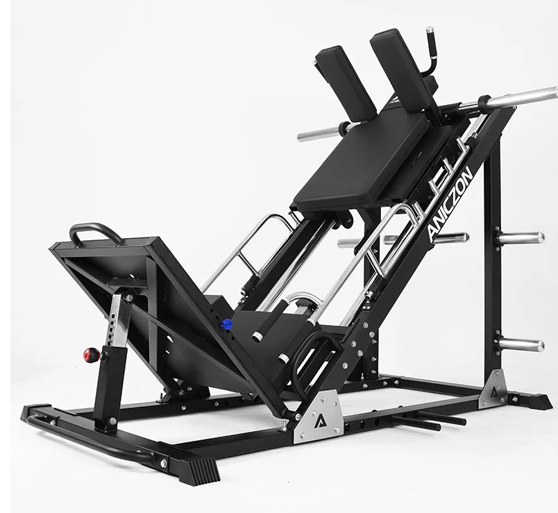 

Home and Gym 45-Degree Leg Press Hack Squat Machine Multi-Function Leg Curl and Leg Press Trainer for Strength Training