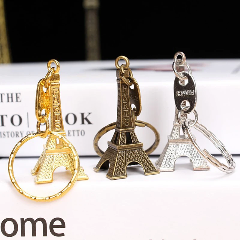 10Pcs French Tower Keychain Alloy Key Souvenirs French Paris Tour Keychain Gift Bag Pendant Accessories Holder Bottle Opener