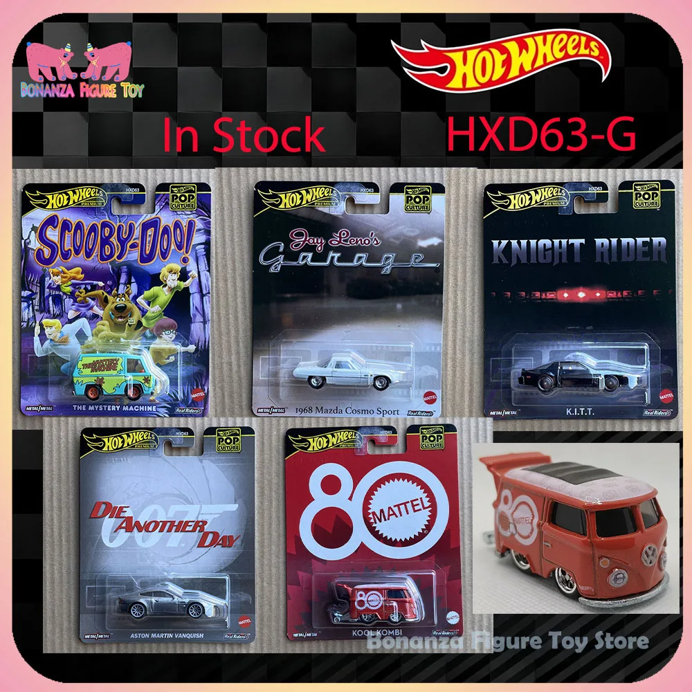 

В наличии 1/64 Hot Wheels, модель автомобиля 2025, серия Pop Culture Mystery Machine Aston Martin, модель автомобиля из сплава, коллекция подарочных игрушек