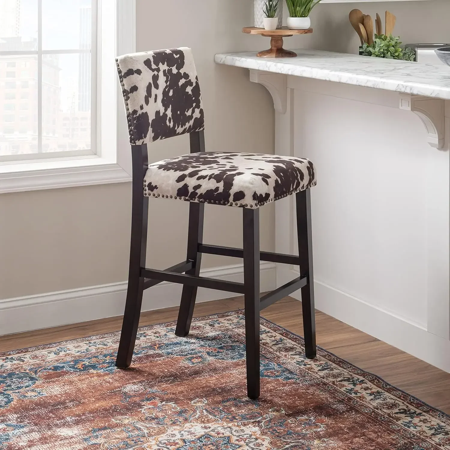 Linon Udder Madness Corey Bar Stool, 19