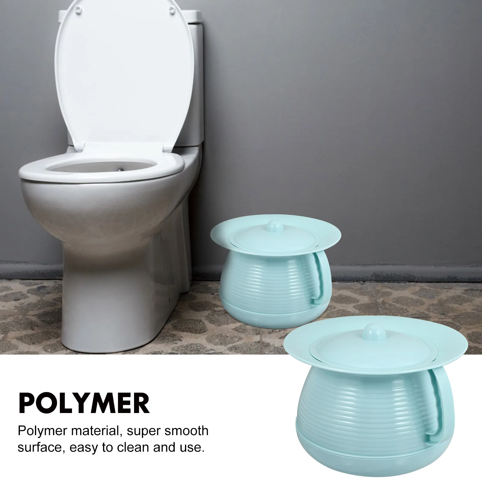 

1pc Plastic Bed Pan With Lid Thickened Portable Urinal For Elder Children Pregnant Adult Household Use Night Urine Container