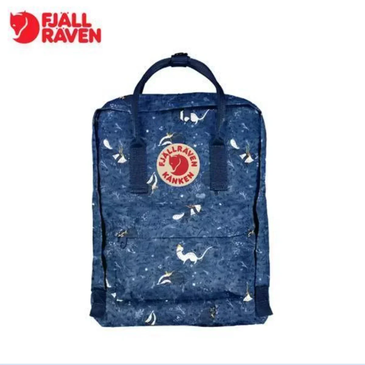 حقيبة ظهر مدرسية كلاسيكية Fjallraven Kanken مع شعار Arctic Fox للرجال والنساء #2