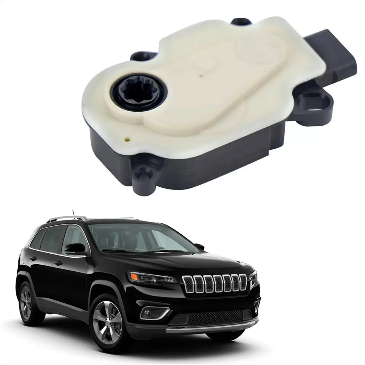 #43N Automotive Parts & Accessories,AC005/68246267AB Car Grille Shutter Motor Actuator for Jeep (Black & White)