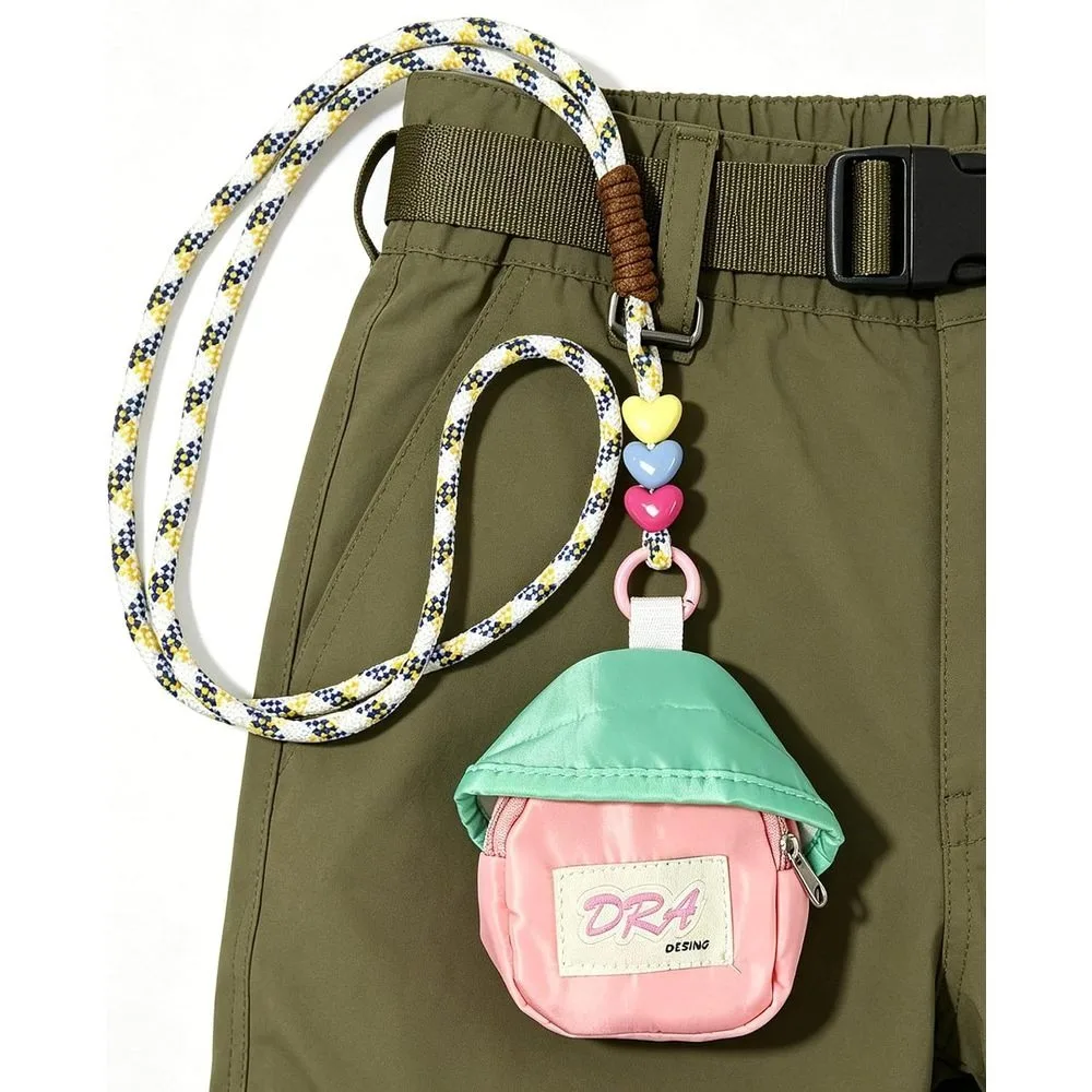 Mini Cosmetic/Sanitary Pad/Makeup Organizer Pouch with Zipper Travel Essential for Lipstick Skincare Coins Keys Small Items Bridesmaid Gift Mom Birthday