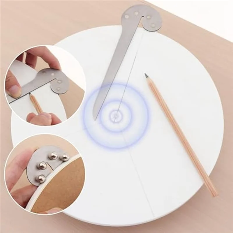 LICE-スチールサークルセンター位置決め、センターライン位置決めスクライバーゲージ、センターラインスクライビング用、サークルセンターファインダー