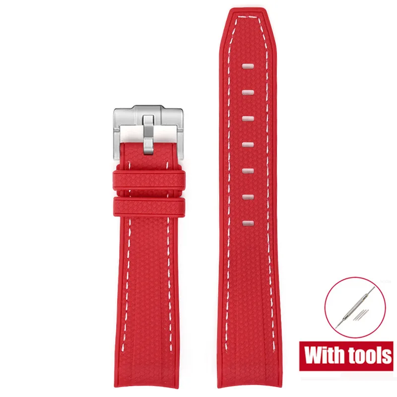 20mm duikband voor Omega X Swatch Joint MoonSwatch mannen vrouwen Arc gebogen uiteinde TPU rubberen armband voor Rolex horlogeband gereedschap