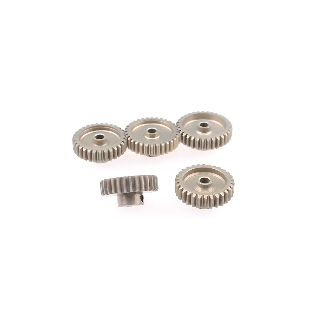 5 pz NEEBRC M0.6 3.175mm Denti In Alluminio 13T-17T 17T-21T 29T-33T Pignone In Metallo Ingranaggio Motore Combo Set per RC 1/10 Modello di Auto Parte