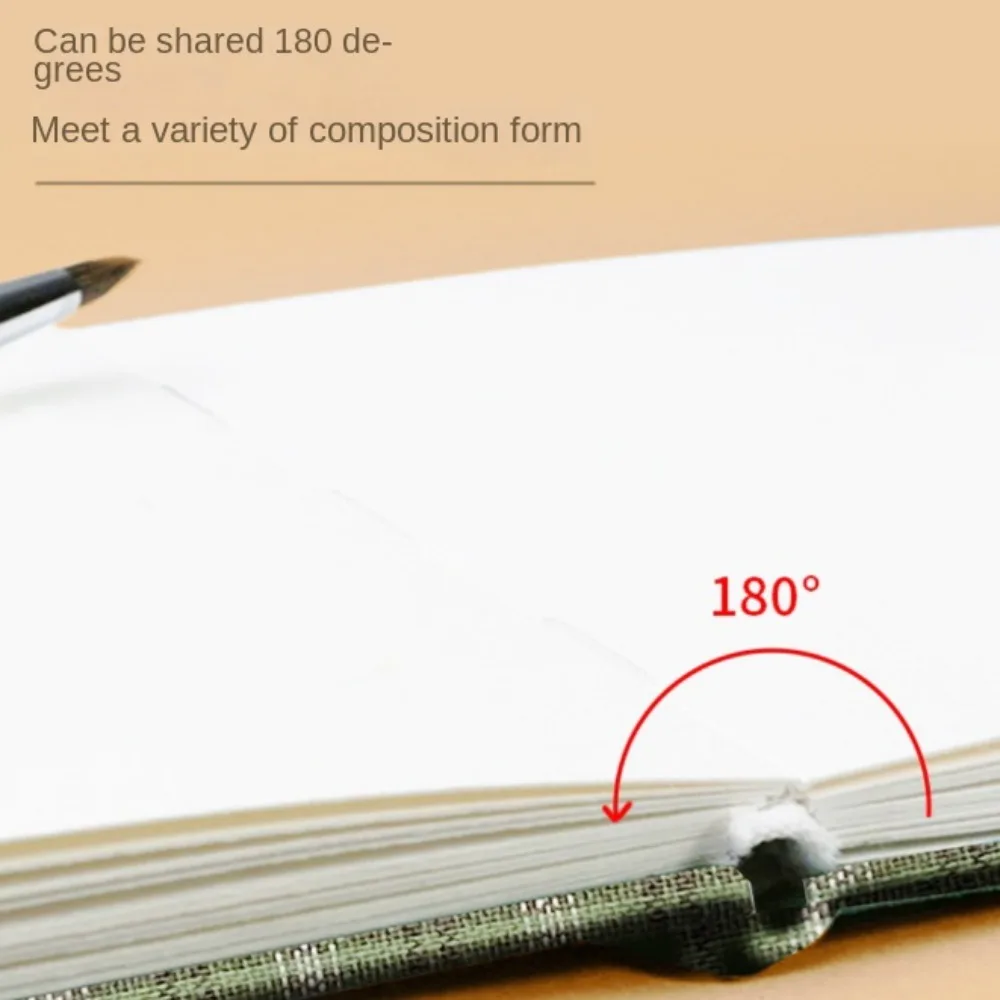 Flower Mini Fabric Watercolor Book Paper Pad Colorful Watercolor Sketchbook 20 Sheets Square Mini Watercolor Painting Book