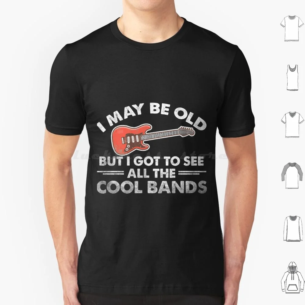 Puede ser que sea viejo, pero he visto a todas las bandas geniales, camiseta para amantes de la música, para hombres, mujeres y niños, 6xl, música, glam, banda, pop, años 80, Brian