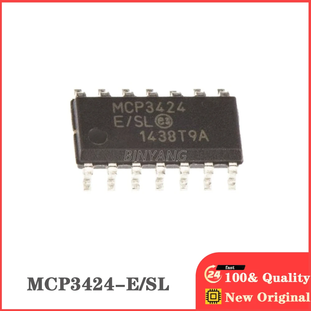 

(5piece) 100% MCP3424-E/SL MCP3424 SOP-14 New Original Stock IC Electronic Components