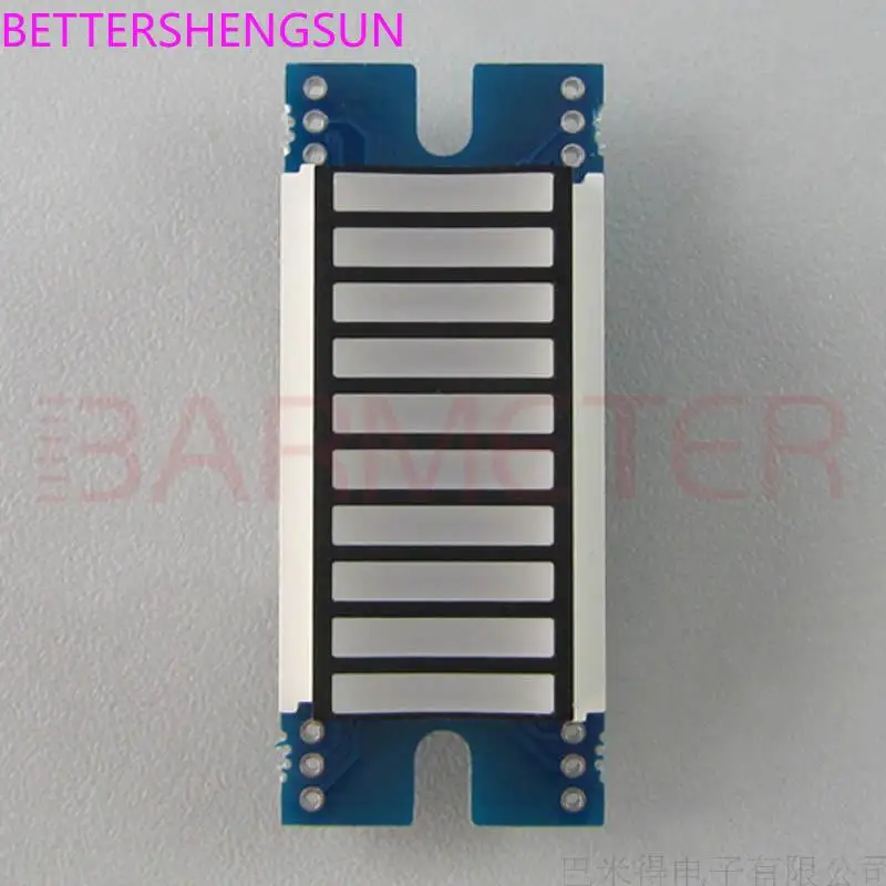 Battery level display panel Battery module 10-segment LED active module measures battery car power