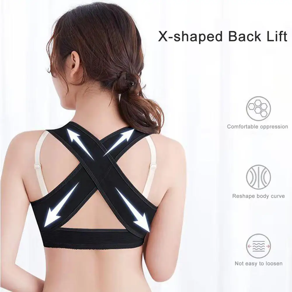 Women Invisible Body Shaper Corset Chest Underwear Posture Corrector Belt Shoulder Support Brace Posture Correction Health Care