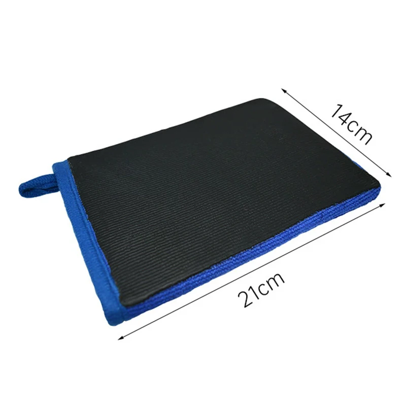 Fine Magic Mud Gloves, Car Wash Mud Gloves, One Side Mud Strip, One Side Ultra-Fine Fiber Car Detail Tool, Used Before Polishing