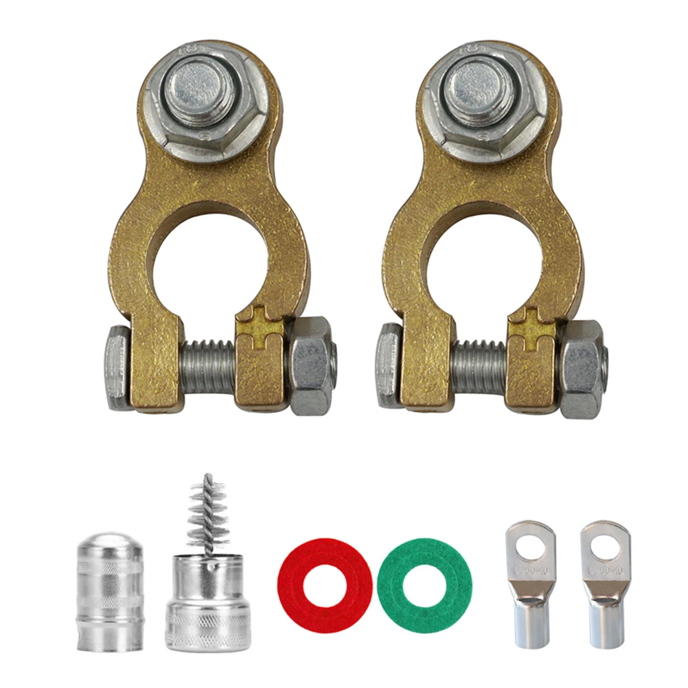 

Truck Terminal Connectors Quick Disconnect Car Terminals Brass Iron Durable Easy Install Storage Wide