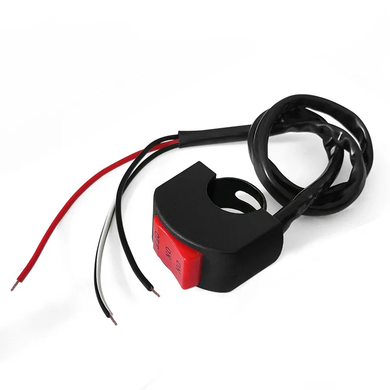 Motorcycle  Switch New Three Wire High And Low Beam Switch For Motorcycle LED Spotlight Switch