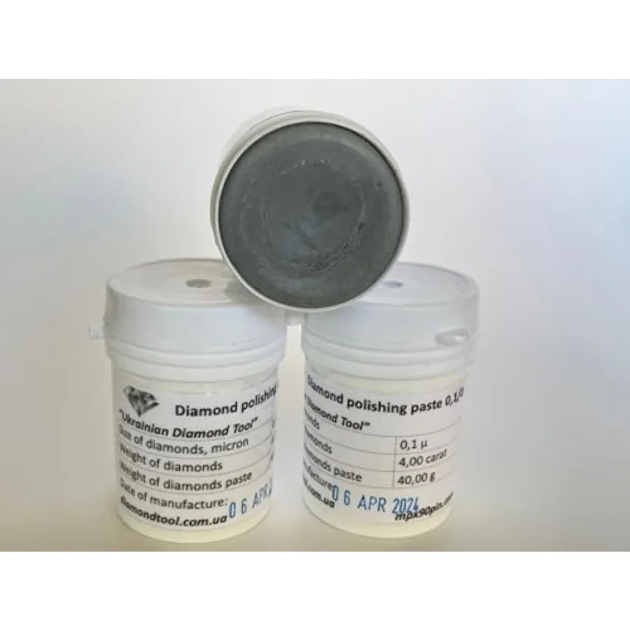معجون تلميع الماس القائم على الزيت 0.1 ميكرون - 40 جرام جرة للمجوهرات والمعالجة الصناعية #5