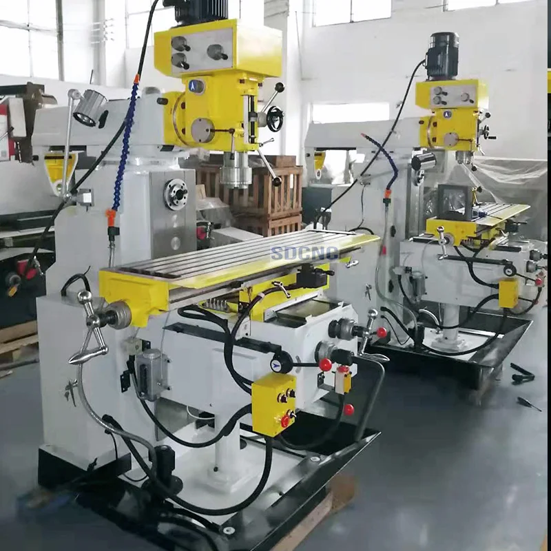 ZX6350 Heavy Duty Combo Drilling And Milling Machine Industrial Vertical Bench Mill With Power Feed 220v New Condition