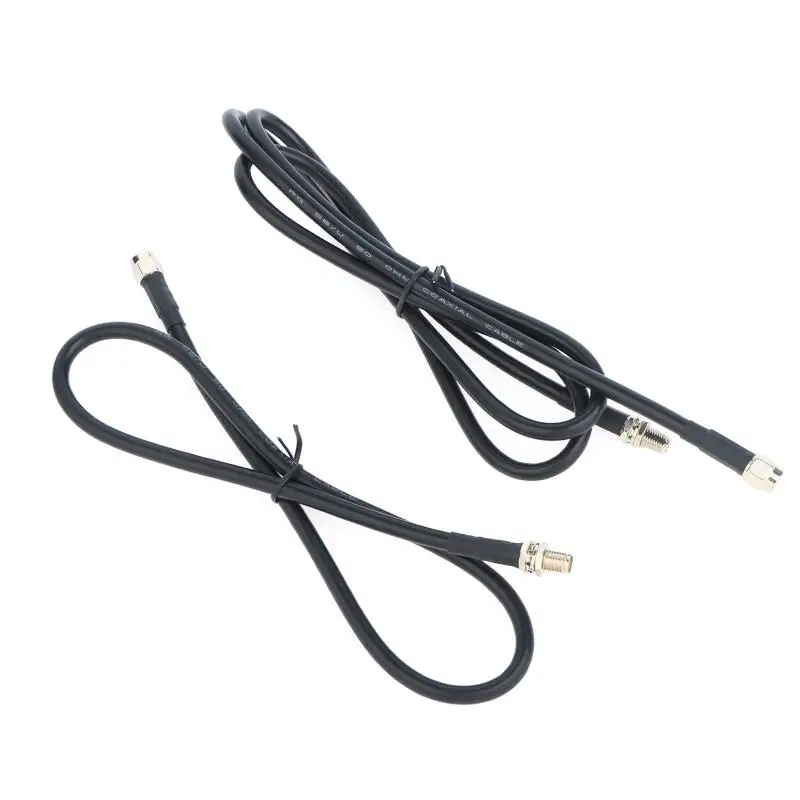 @*RG58 Coaxial Wire Connector 1Pcs SMA Male to SMA Female Low Loss for Portable Radio Antenna Signal Extension Use