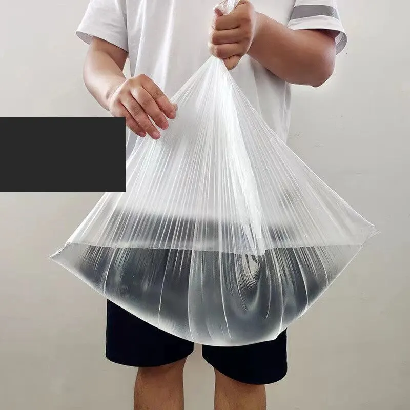 Trash Bags Large Capacity Trash Bag Disposable Thickened Storage Bags Clear Recycling Bin Liners Bags Plastic Refuse Sacks