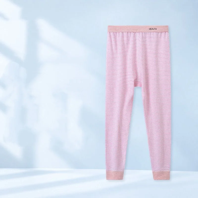 2026 New For Girls Pure Cotton Thermal Pants Children's Autumn and Winter Trousers Long Johns Soft and Skin-friendly Leggings