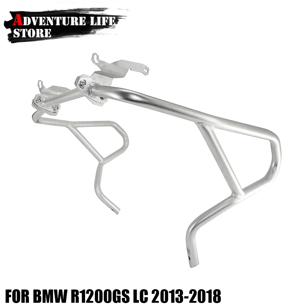 

Motorcycle Stainless Steel Upper Highway Engine Guard Crash Bar Lower Bumper Frame Protection For BMW R1200GS 2013-2019 GS1200 R