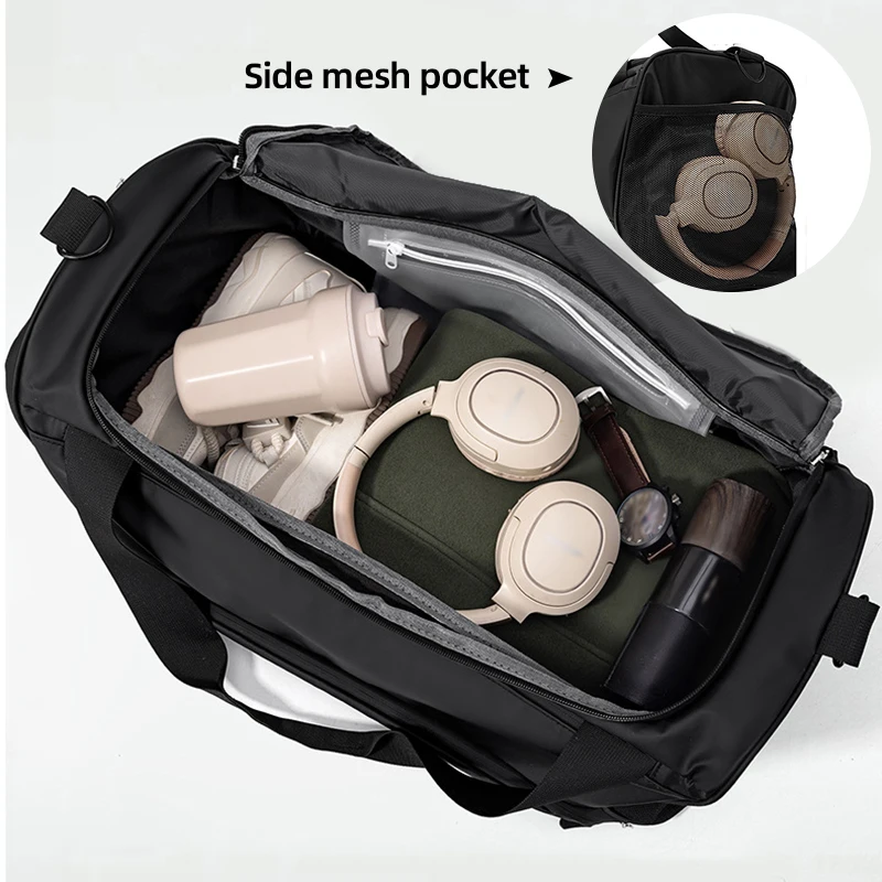 Travel Duffel Handbags Dry Wet Outdoor Business Trip Short Distance Shoulder Bag Large Fitness Gym Yoga Sports Luggage Tote Pack