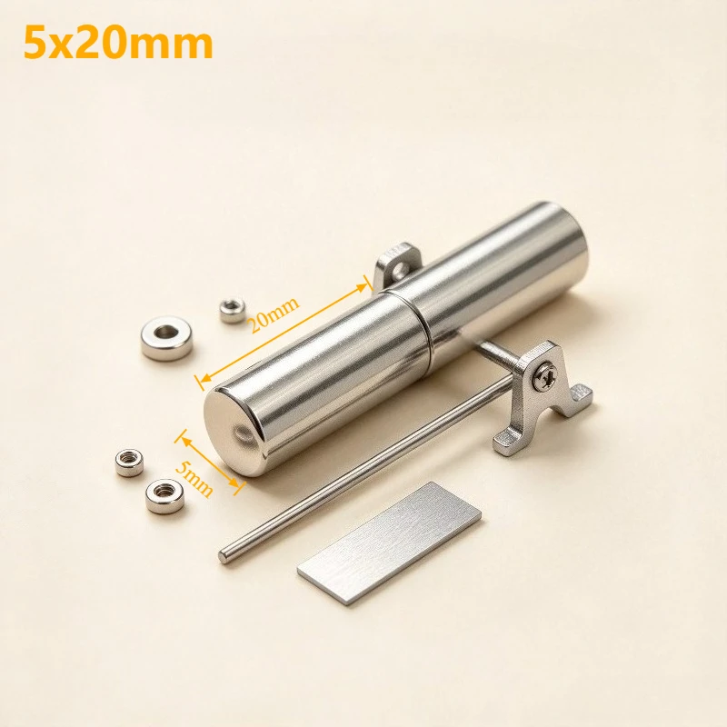 5x20mm N35 Rare Earth Neodymium Round Disc NdFeB Permanent Magnet for Industrial Fixing Handmade Model DIY Projects 5*20mm