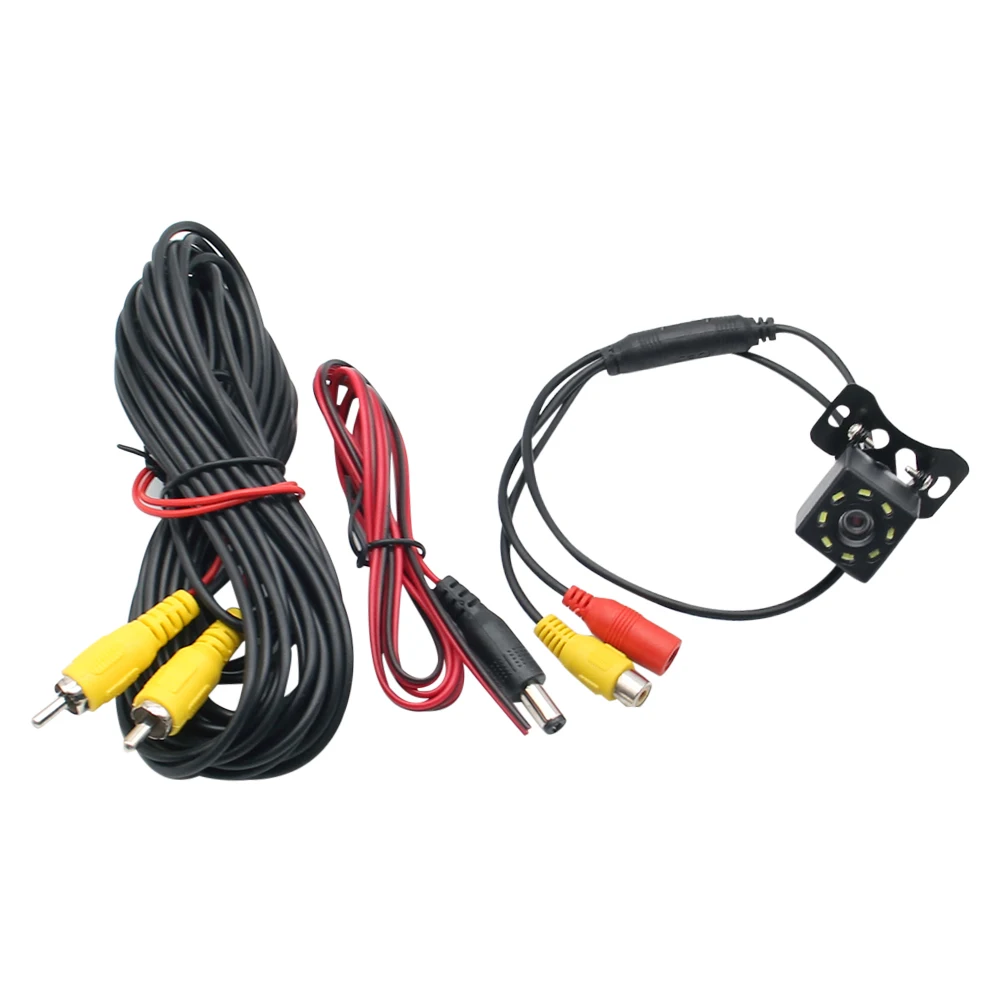 Wide Angle HD Car Rearview Camera Rear View Video Vehicle Camera Backup Reverse Camera 4/8/12 LED Night Vision Parking Camera