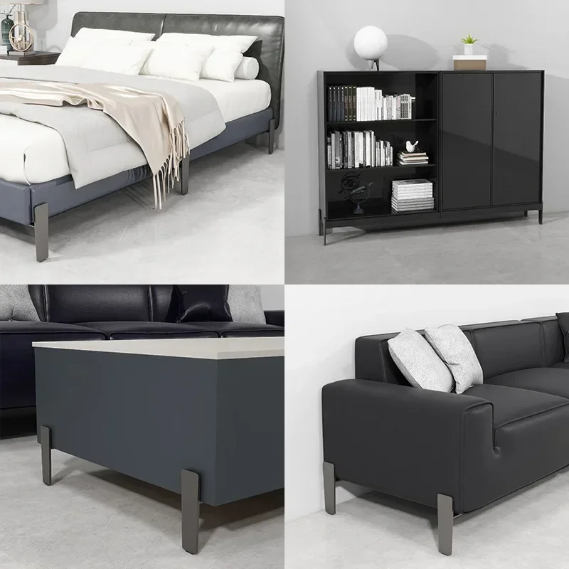 NEW Thickened Furniture Support Legs Cabinet  Aluminum Alloy Sofa Coffee Table Bed Legs Bathroom Cabinet Metal Legs Hardware