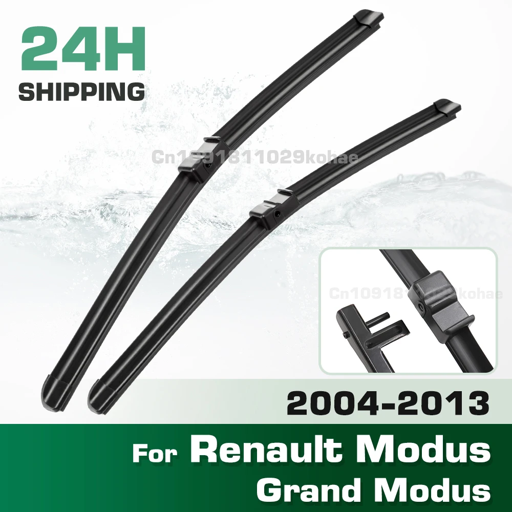 GREATROAD Wiper LHD&RHD Front Wiper Blades Set For Renault Modus Grand Modus 2004 - 2013 Windshield Windscreen Window 28