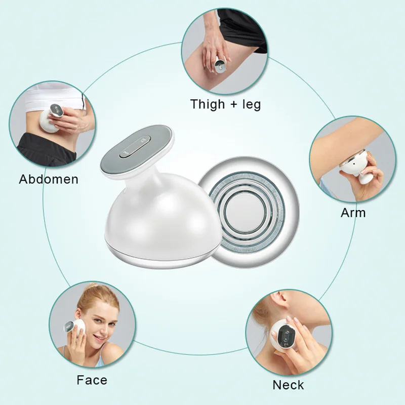 500k Ultraschall RF Kavitation Massage gerät Bauch Körper Vakuum Vibration Schlankheit Maschine Bauch Fett verbrennung Body Shaper Hautpflege