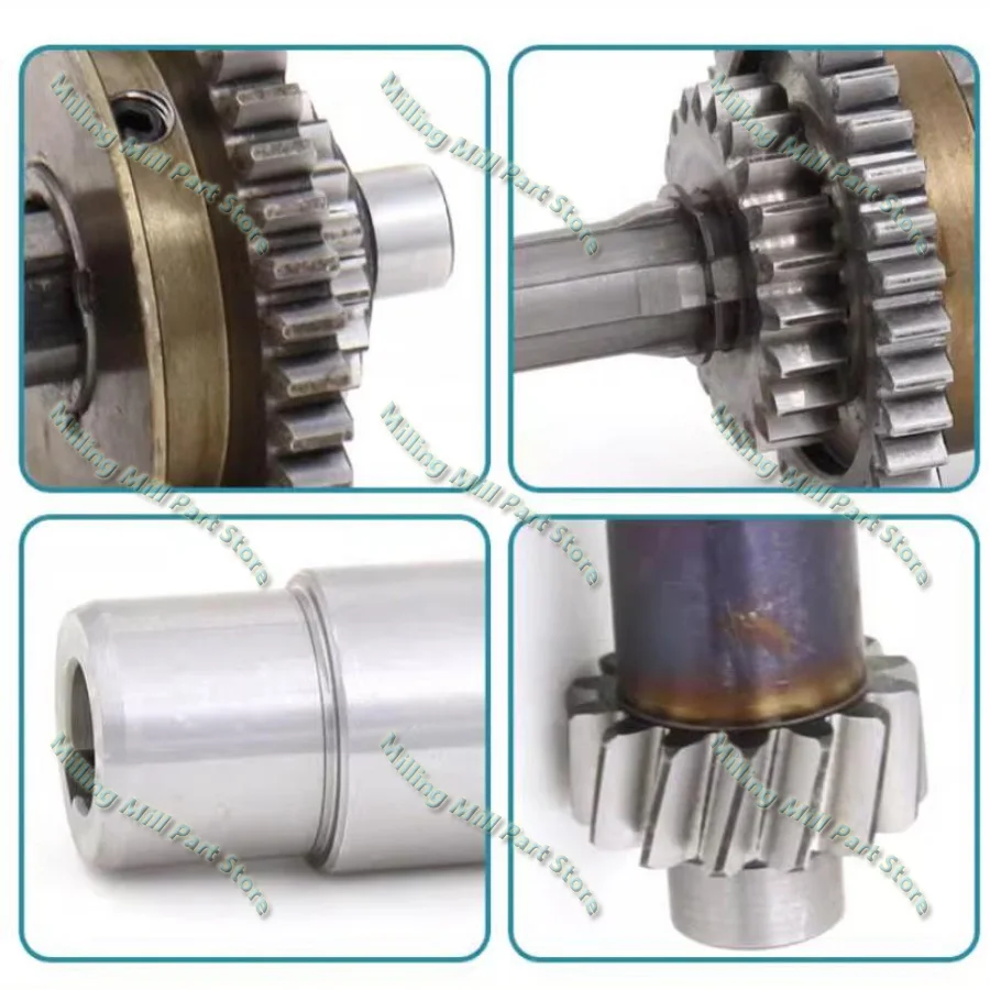 ZX7045/ZX7040A Motor Gear Shaft Assembly Axis I 、 II 、 III 41/16/18/53 Teeth for Anhui Huangshan Drilling and Milling Machine