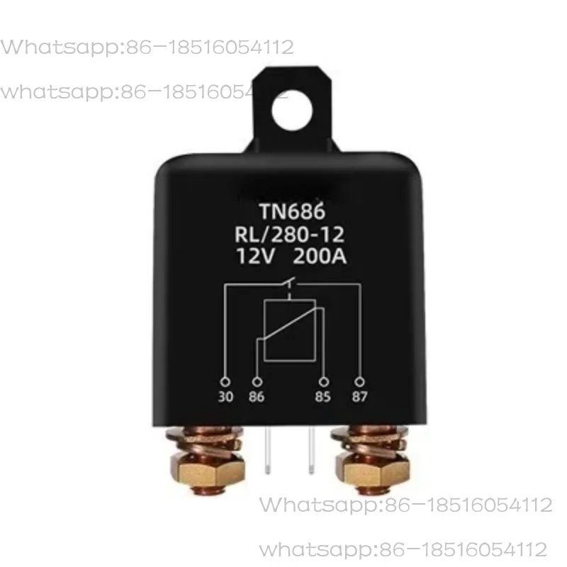 1 Pcs New Original 120A 200A 250A TN686 Long Time Working Relay 12V 24V 4-pin 5-pin High-power Automobile Relay Modified Relay