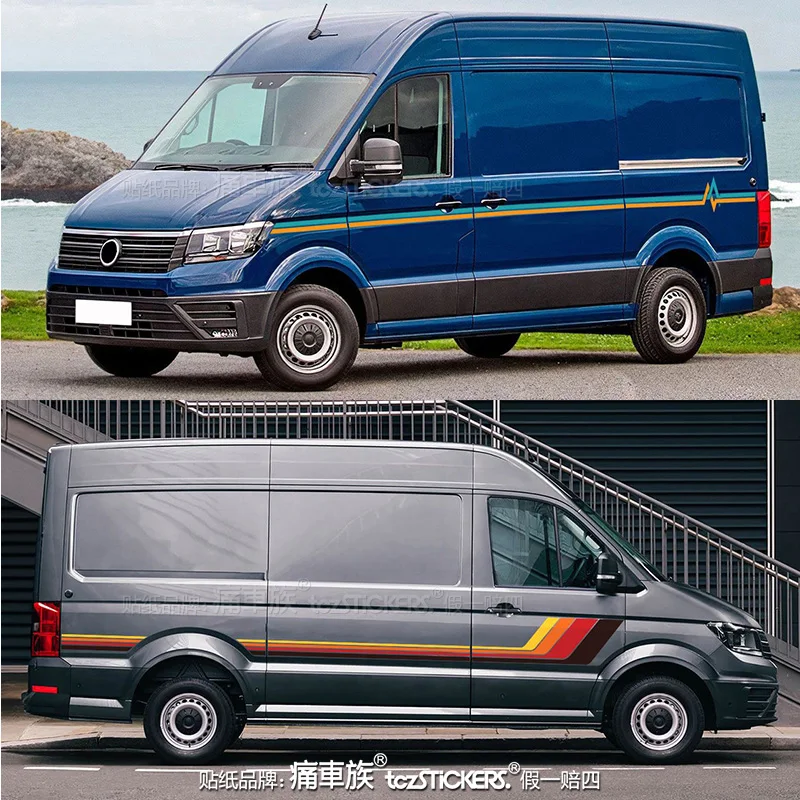 

Car Stickers FOR Volkswagen CRAFTER 2017 Outdoor camping RV Customized modification Accessories Vinyl Decals