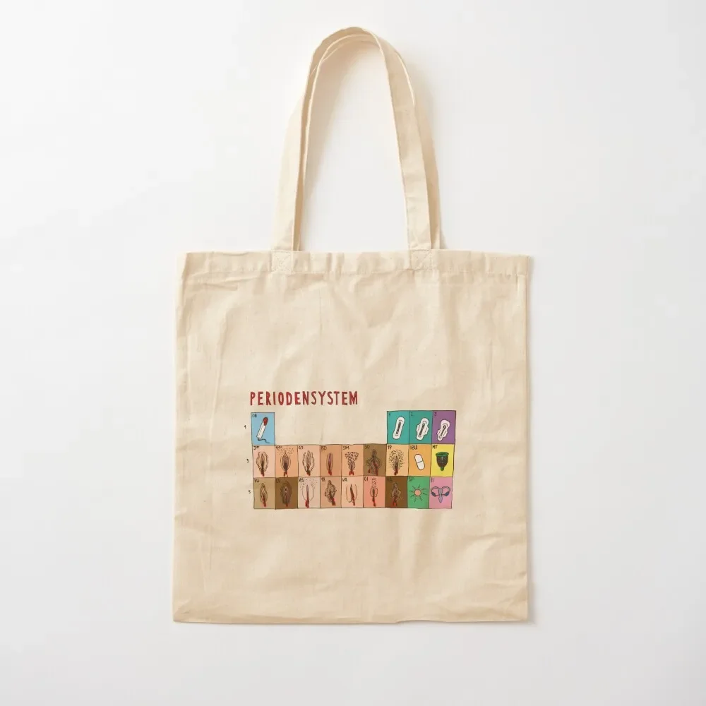 

Periodic table in color Tote Bag custom bags tote bag women shopping bag logo