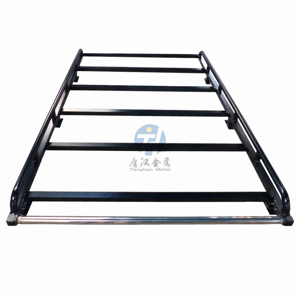 For Universal Car Rack Roof 4X4 Aluminium Black Cargo Carrier Basket Roof Rack for Toyota LC200 LC79 LC150