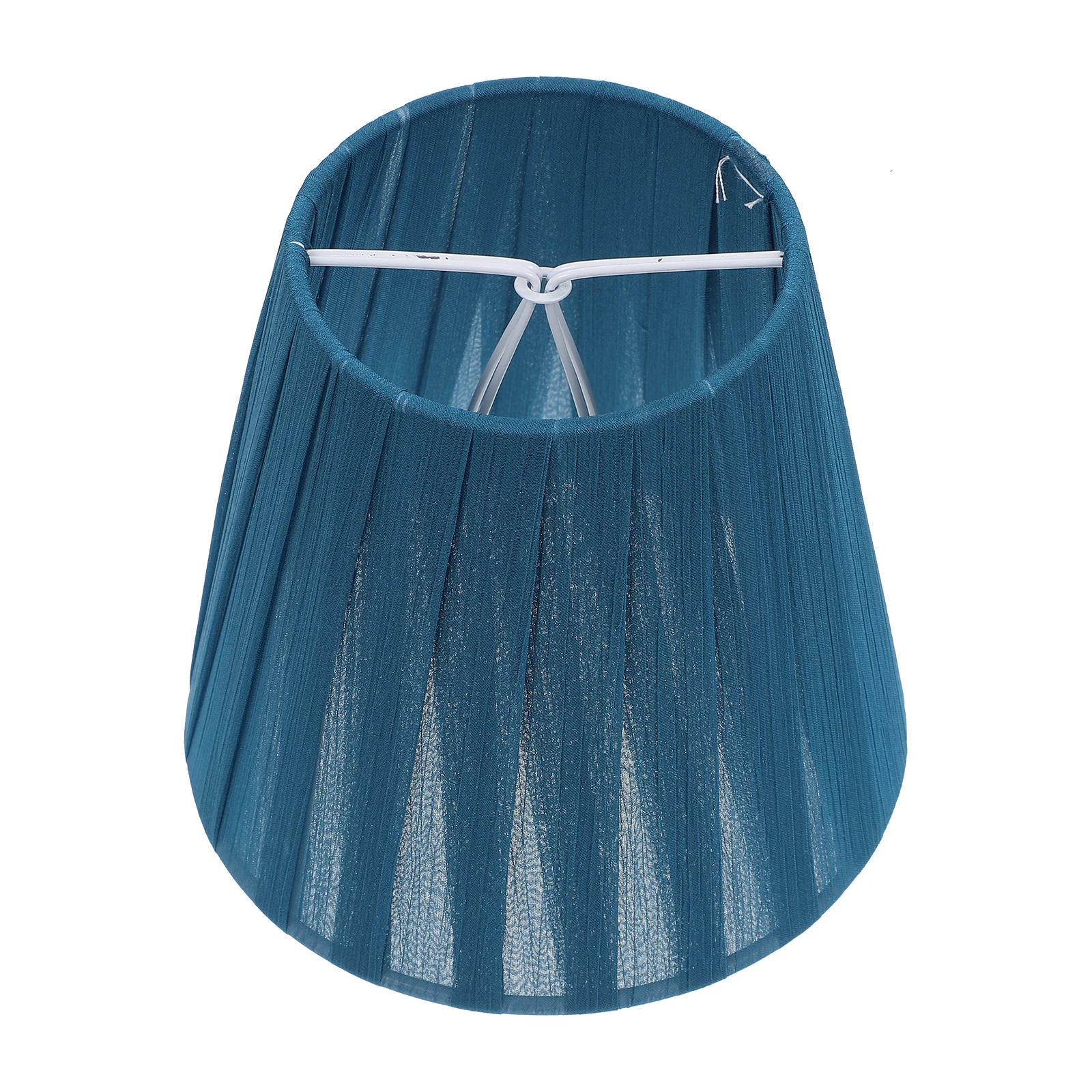 Blue Lampshade Fabric Art Nordic Modern Dustproof Elegant Light Cover Simple Study Bedroom Wall Lamp Decorative Ceiling