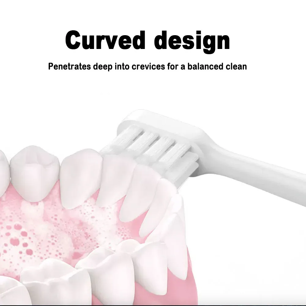 Xiaomi Mijia T200 소닉 전동 칫솔 헤드 소프트 브리슬용 교체용 브러시 헤드 4개