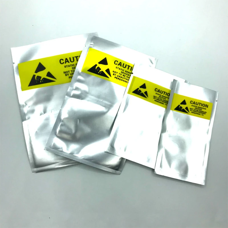 

500pcs Various Size Anti-Static Shielding Plastic Packaging Bag ESD Battery Anti Static Bags