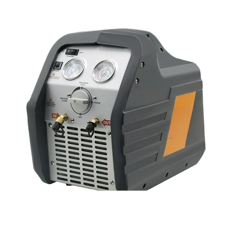 Single cylinder/double cylinder refrigerant recovery machine