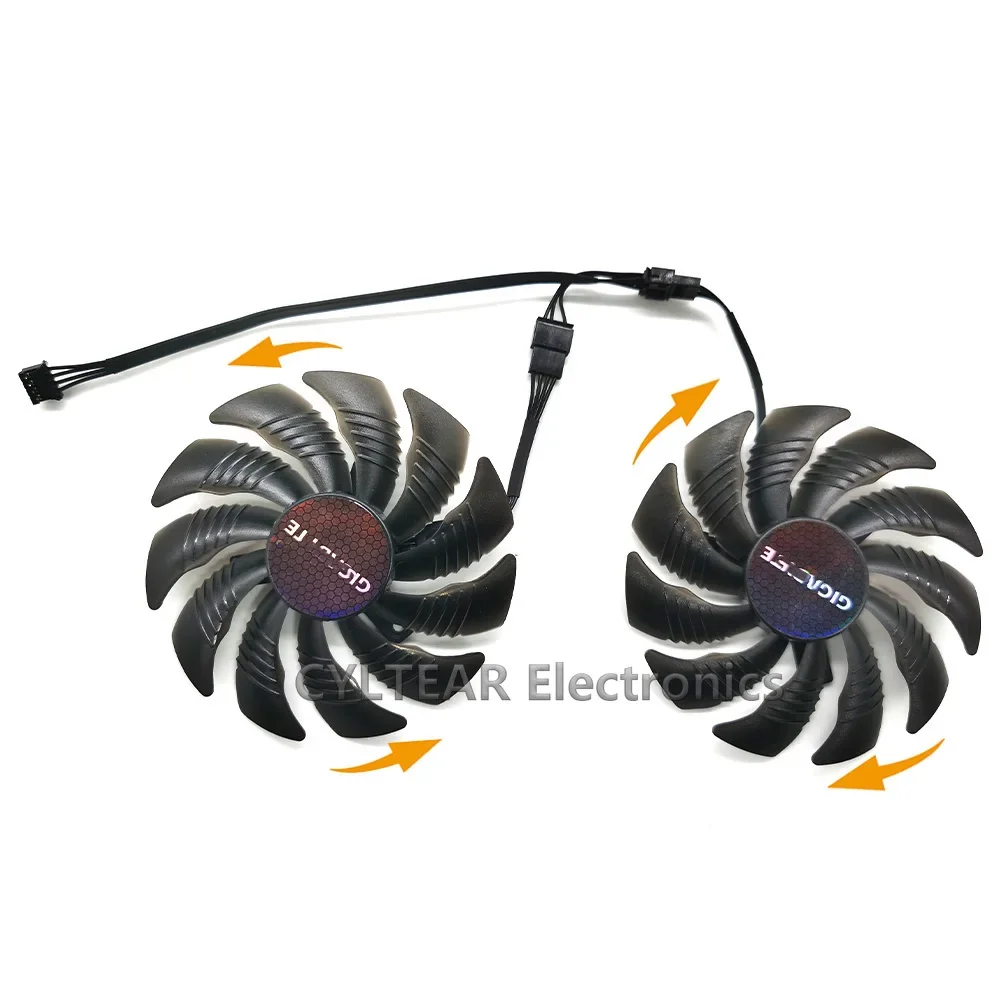 88MM PLD09210S12HH T129215SU 4Pin Cooler Fan For Gigabyte GeForce GTX1060 1070 GTX 1050ti GTX 960 RX570 RX470 Graphics Card