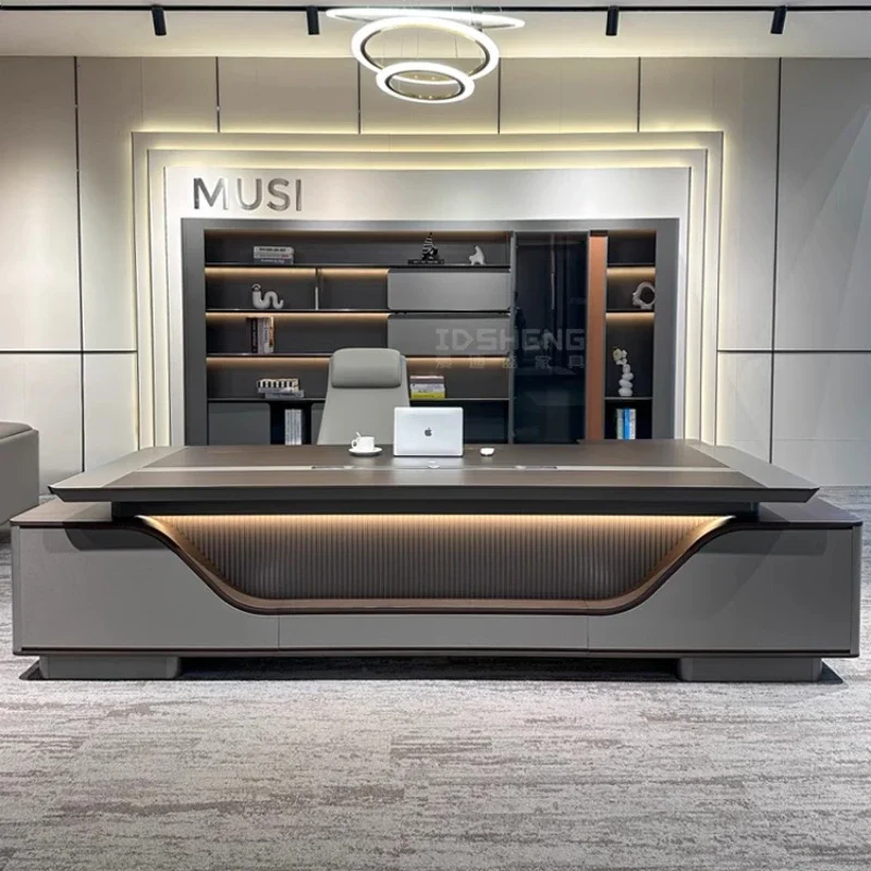 Home Furniture Office Organizer Executive Desk Luxury Drawers Storage Stand Chair Designer Manager Desk Storage Asthetic