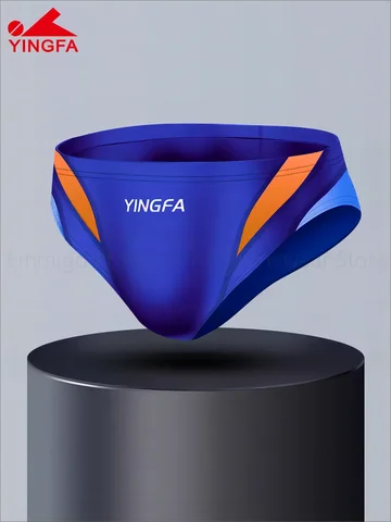 YINGFA Mens Racing 수영복 소년 통기성 경쟁 수영 반바지 남성용 플러스 사이즈 수영 트렁크