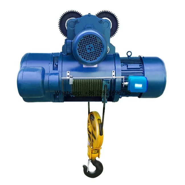 رافعة كهربائية جديدة 1.5 طن CD1 مع حبل سلكي 380 فولت رافعة كهربائية معدنية لصناعات البيع بالتجزئة