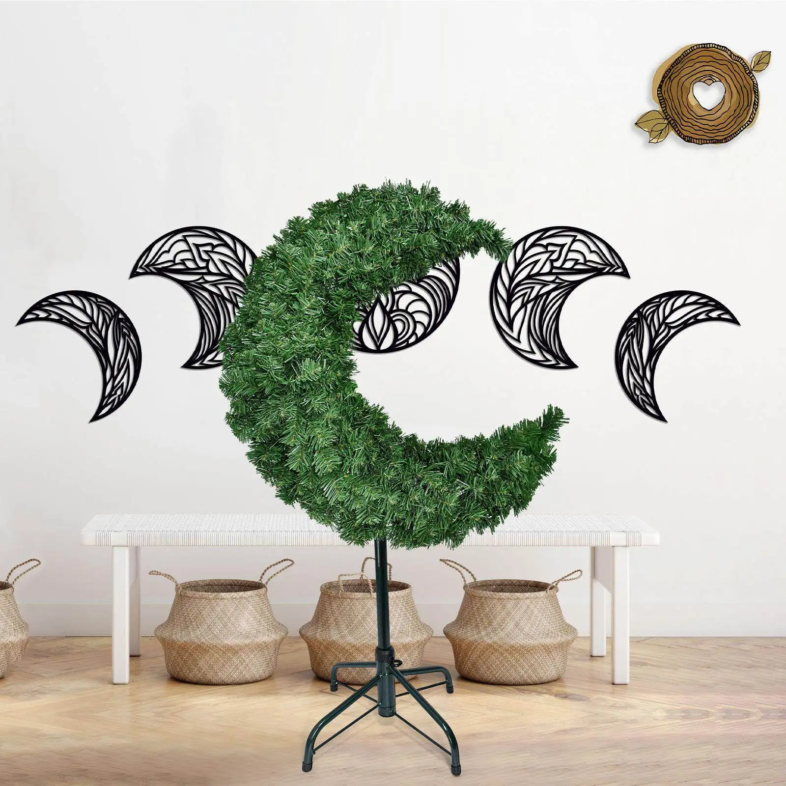 Moon Tree Pendulum 1.8 meters Christmas Tree Day Party Decoration Tree