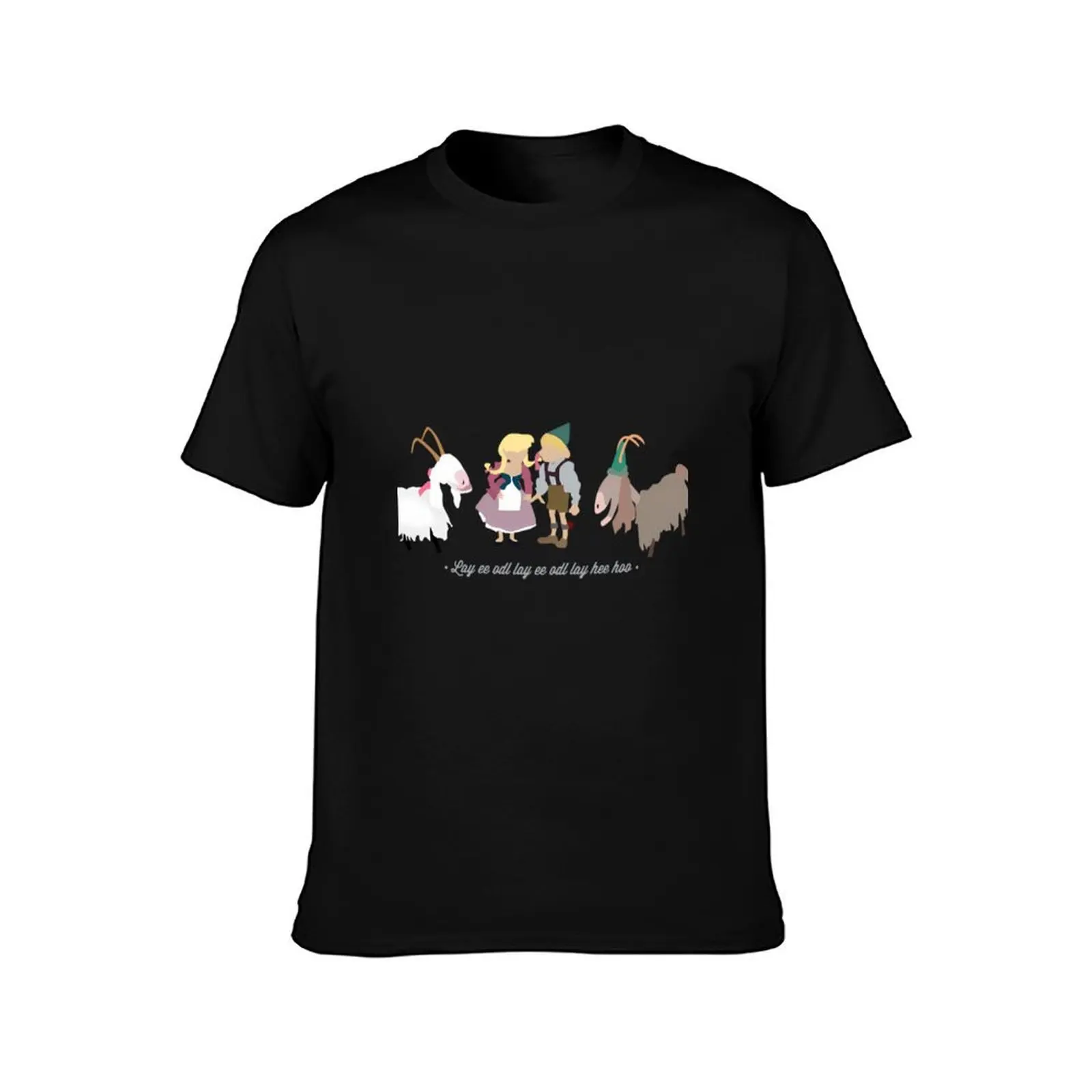 Lonely Goatherd T-Shirt Summer Casual Cotton Tee Oversized Streetwear Tops Vintage Graphic Print Loose Fit Short Sleeve