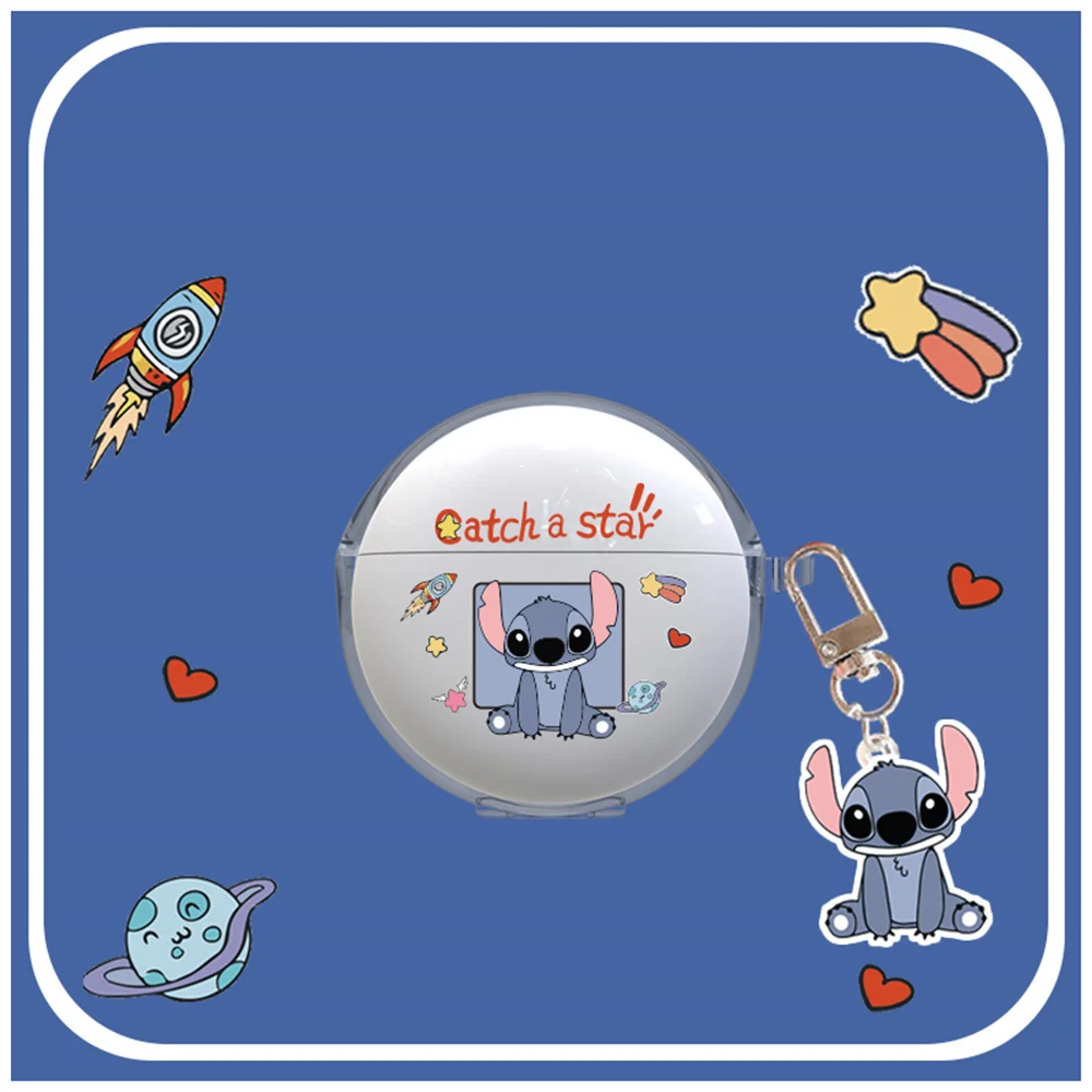 เคสโทรศัพท์ลายการ์ตูนน่ารักสำหรับ OPPO O Air2i หูฟังไร้สายพร้อมจี้