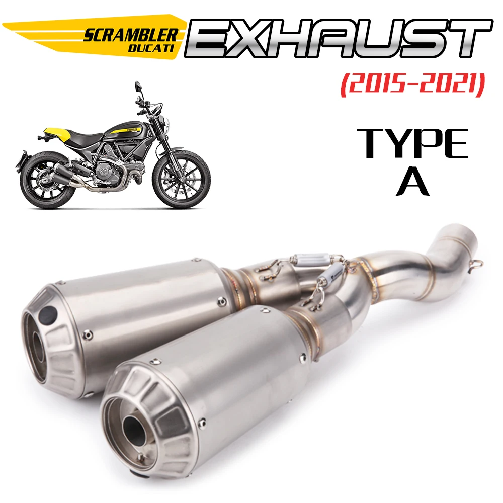 

Factory Hot Selling For Ducati Scrambler 800 821 Motorcycle Exhaust Stainless Steel Connect Link Pipe Slip O