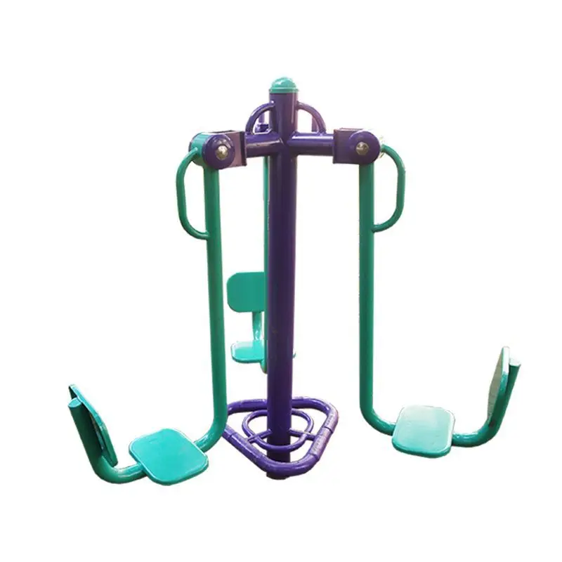 Three-person pedal device outdoor sports fitness equipment facilities